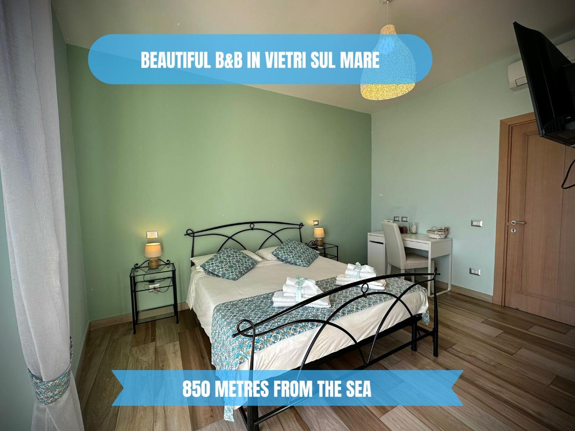 ---5 Minutes From The Sea ---Panorama And A-C Bed and Breakfast Vietri Buitenkant foto